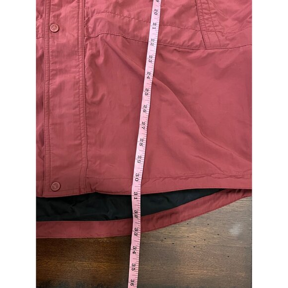 Timberland Jacket Red Full Zip Nylon Lightweight Coat Mens Large Vintage Y2K 90s - Picture 7 of 8